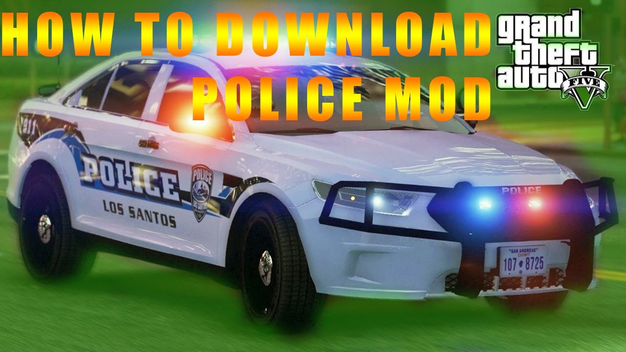 How To Install And Add Police Mod To GTA 5 - YouTube