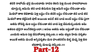 మిస్ మ్యాచ్-12|| శ్రీనిక విక్రంల మధ్య అపార్ధాలు తొలగిపోయాయా ..??telugu audio stories