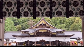 新潟　彌彦神社　彌彦神社大鳥居