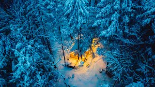 Early Winter Storm at Secluded Off Grid Cabin ❄️ Preparing for the Snow + Rural Holiday Life