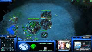 EG.DeMusliM[RC] - Devil Terran - Streaming EU Ladder - Commentary/webcam and Analysis %)