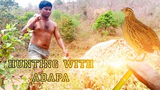 Hunting With Adapa In The Deep Forest | Primitive Hunting Using Adapa | Tribal culture