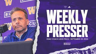 Head Coach Jedd Fisch Weekly Press Conference: September 23, 2024