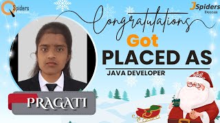 Congratulations Ms.pragati getting placed As Java developer