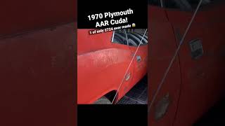 1970 Plymouth AAR ‘Cuda. Come along for the ride!