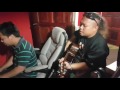 Rey Kimara Koupusan ku with Josue James Lintanga at Borneo Music Tamuya Production's Studio