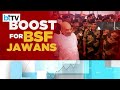 union home minister amit shah visited the brave jawans along the india pakistan border