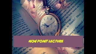 🌸MON POINT LECTURE #87