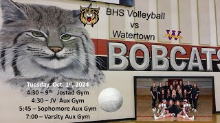 Brookings Bobcats Volleyball vs Watertown Arrows (VB) 10.1.24