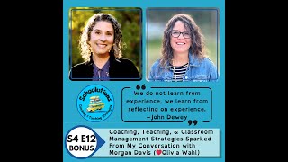 S4E12 BONUS: Coaching, Teaching, & Classroom Management Strategies Sparked by Morgan Davis