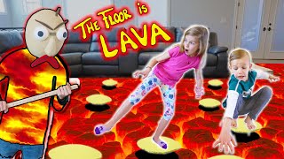 Floor Is LAVA And Baldi Is Lava Monster!