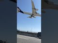 Lufthansa Airbus A340-642 Landing at LAX