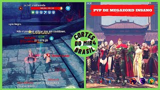 PVP INSANO GUERREIRO LVL 147 VS LANCEIRO LVL 146 | CORTES DO MIR4 BRASIL