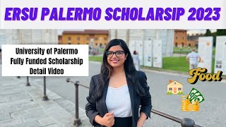 ERSU Palermo Scholarship call is out 2023- Foo, Accommodation, Food, Money- University of Palermo