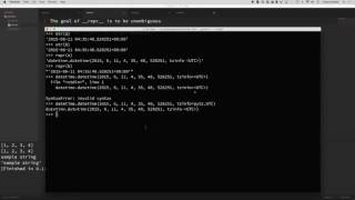 Python Scripting Tutorial str & repr