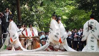 下鴨神社　御蔭祭　切芝神事　2018年