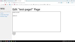 Submission Demo - Wiki - CS50's Web Programming with Python and Javascript