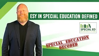 ESY In Special Education Defined