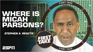SOMETHING OR NOTHING?! Stephen A. addresses Micah Parson’s OTA absence | First T