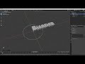 blender. Текстові об єкти та їх редагування