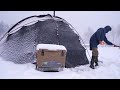 wood burning stove camp at 8 ℃ fumotoppara mt. fuji