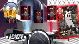 NBA2K18 PACK OPENING! WE GOT LEBRON JAMES AND A DIAMOND PULL!