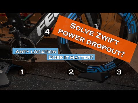 ¿Esto RESOLVERÁ tus cortes de energía en Zwift? Ubicación del sensor ANT