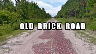 You can STILL DRIVE on this OLD BRICK ROAD in Florida, built in 1916!