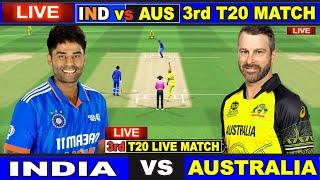 Live: IND Vs AUS, 3rd T20 Match | Live Scores & Commentary | India Vs Australia | 1st Innings