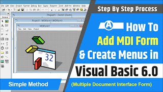 How to create MDI form in visual basic 6.0 | Multiple Document Interface Form