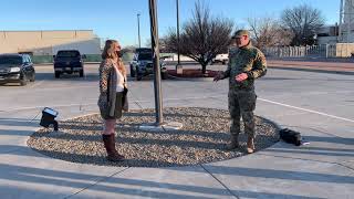 The 58th Special Operations Wing at KAFB honors ABQ Air Traffic Control Specialist Mrs. Wendy Smith