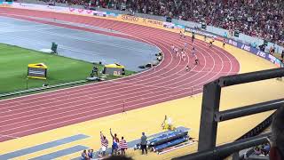 2023世界陸上　女子4✖️100m リレー　決勝