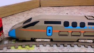 cardboard railway projects || new how to make cardboard railway || BD_Tech_89