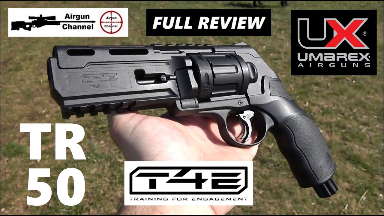 Umarex TR50 (.50 Caliber) T4E Revolver - Full Review - Co2 Pistol For ...