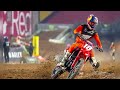 jett lawrence injury scare ⚠️ hyperextended knee in championship battle 🏁