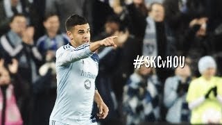 GOAL: Dwyer with a great feint and slotted finish | Sporting Kansas City vs. Houston Dynamo
