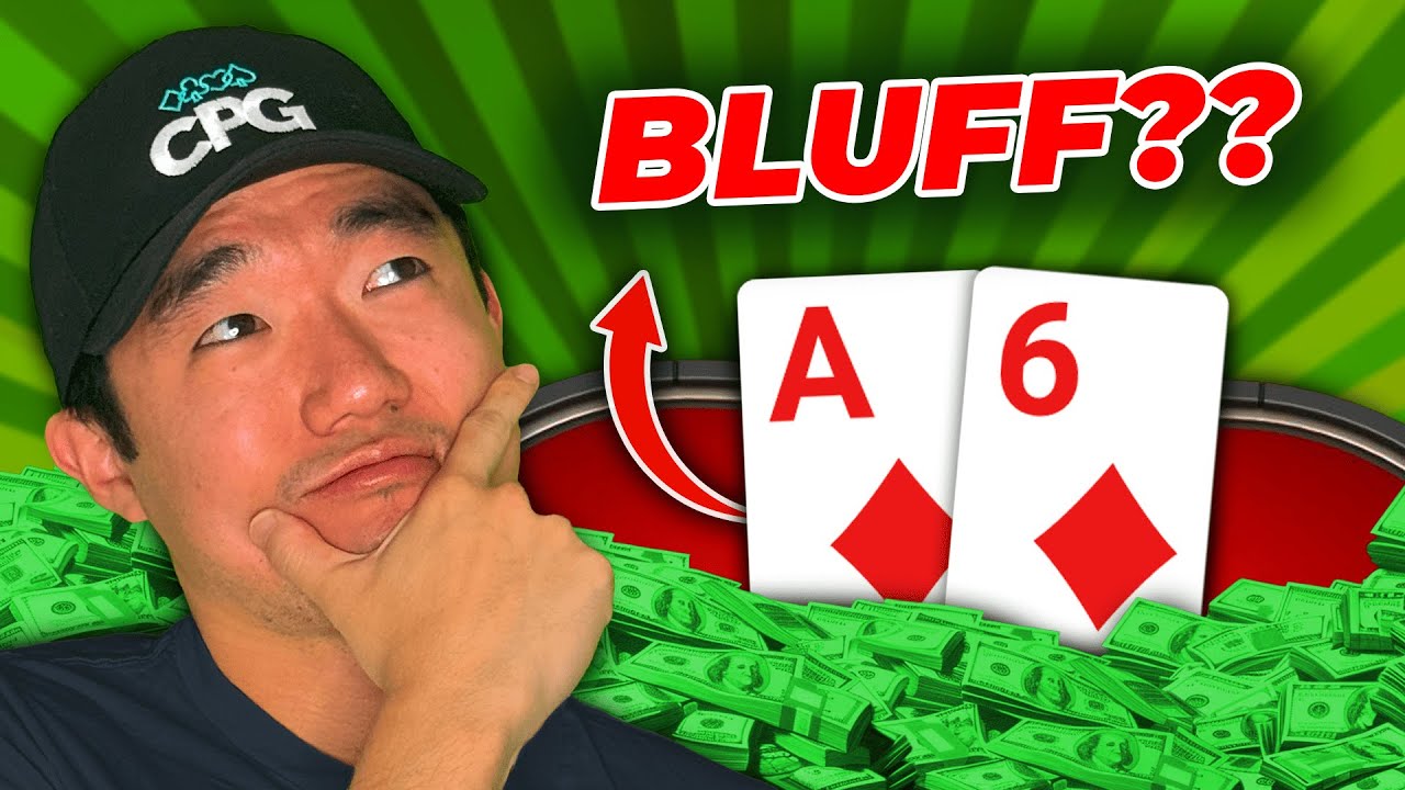 How To Bluff Perfectly In Poker Cash Game Poker Strategies Youtube