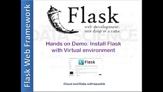 Flask Tutorial #2 - Hands on Demo : Install flask with virtual environment | Step by step learning