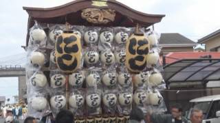 平成29年　小田原市早川＜紀伊神社＞例大祭　紀上會神輿渡御＆山車