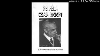 Dr. Joó Sándor igehirdetése  1965. 10. 10.  Bűnbocsánat