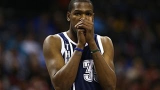 Kevin Durant's Double-Double Helps Thunder Over Bobcats