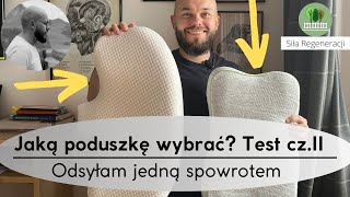 PODUSZKA DO SPANIA - Jaką wybrać? TEST cz.II