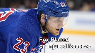 Fox on IR, Tanev Day to Day, February 27th NHL Preview