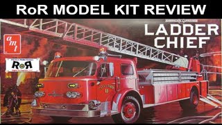 American LaFrance Ladder Chief 1:25 Scale AMT 1204 -Model Kit Build \u0026 Review