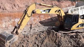 รีวิว จัดเต็มสูบ CAT 320C excavator and truck เจอแข็งครับ เร็วจัด EP.3509