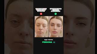 Persona app - Best photo/video editor 😍 #cosmetics #photoshoot