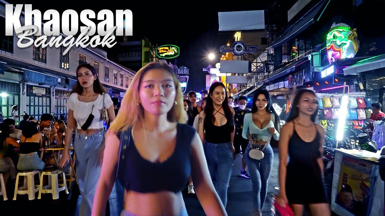 Khaosan Road - Bangkok Nightlife 2022 - YouTube