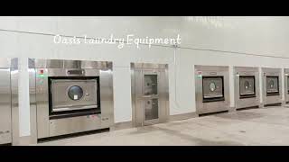 Oasis professional barrier washer used in hospital laundry and cleaning field