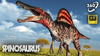 VR Jurassic Encyclopedia #9 - Spinosaurus dinosaur facts 360 Education