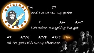 The Kinks - Sunny Afternoon - Chords & Lyrics